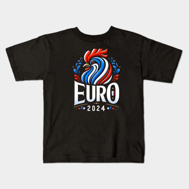 France French National Team Kids T-Shirt by TaevasDesign